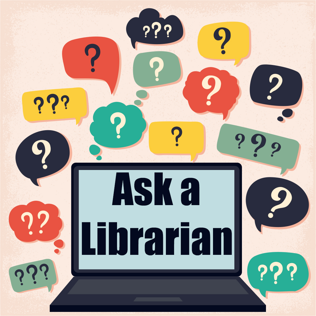 ask a librarian logo google hangouts