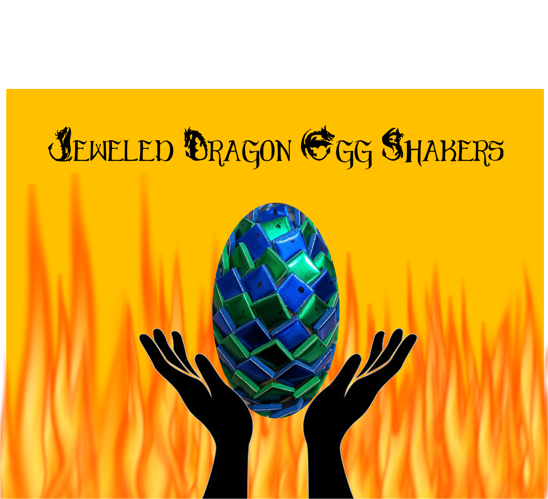Jeweled Dragon Egg Shakers at Main Library. Pick up kit via curbside starting July 27th, while supplies last.