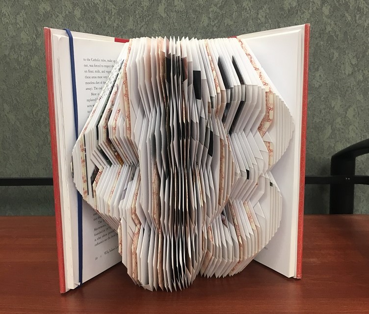 book folding art