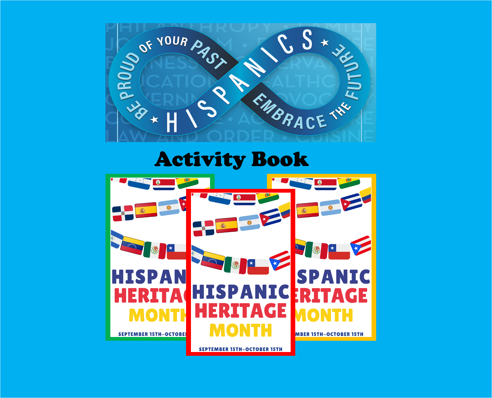 Hispanic Heritage Month Activity Book