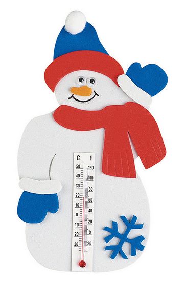 snowman thermometer