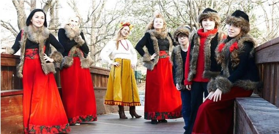 people in ethnic costumes