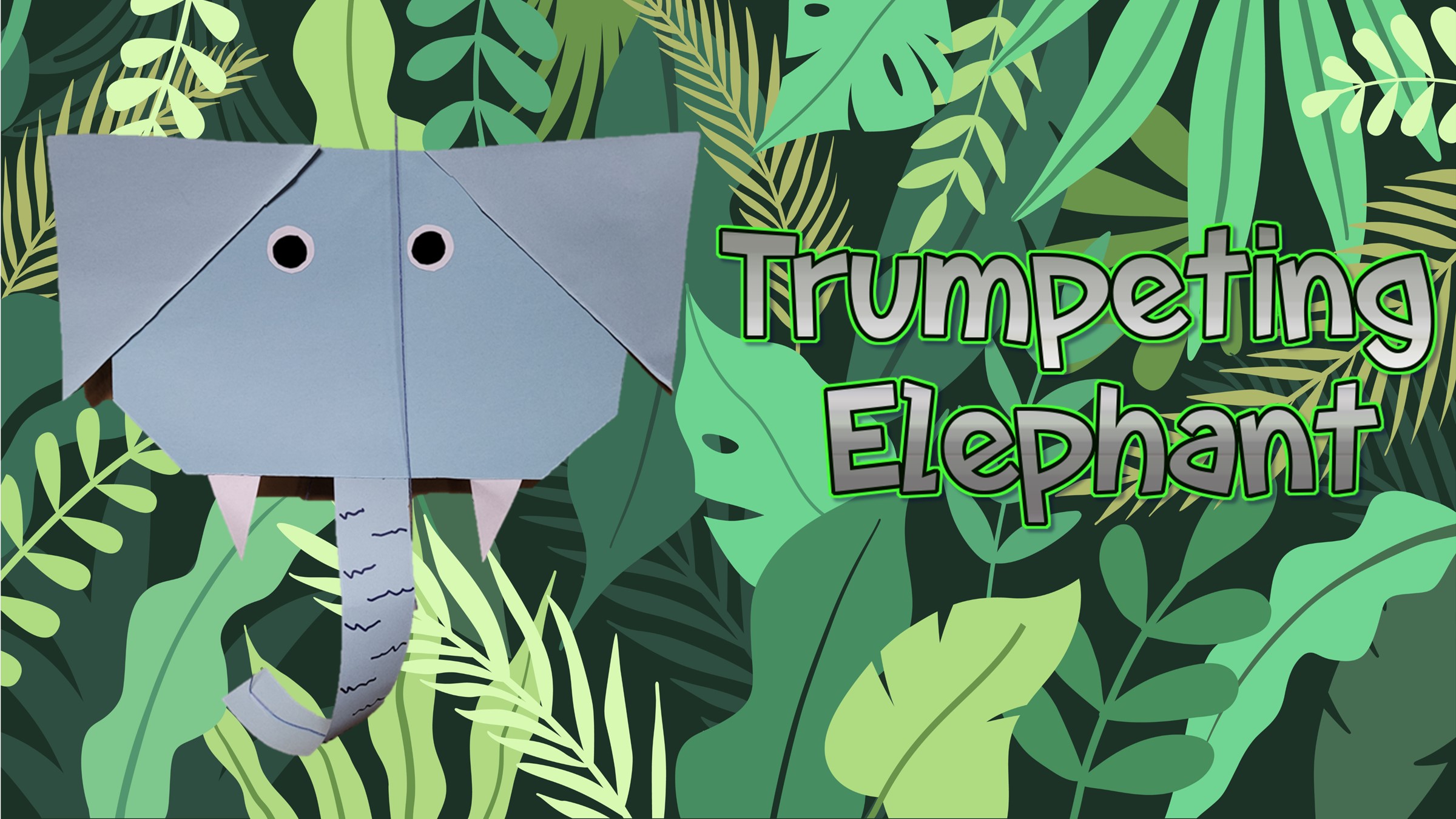 trumpeting elephant