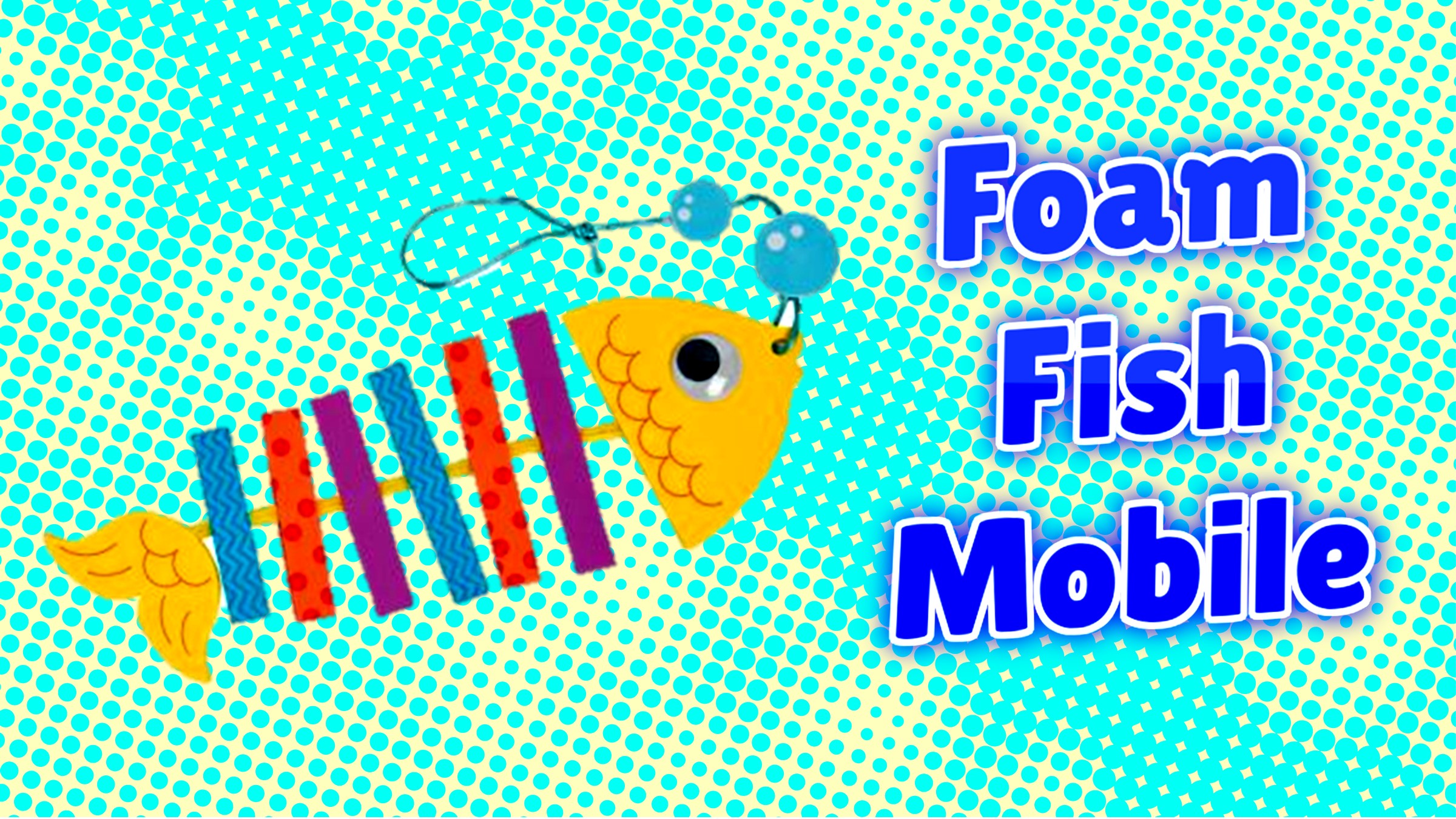 foam fish mobile