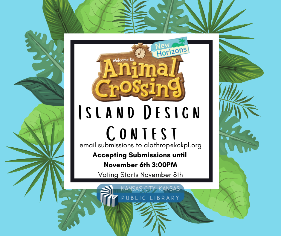 Animal Crossing Island Design Contest Flyer