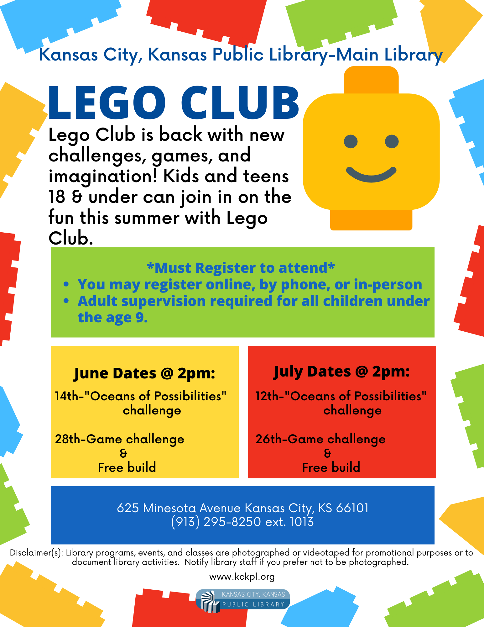 Lego Club Flyer