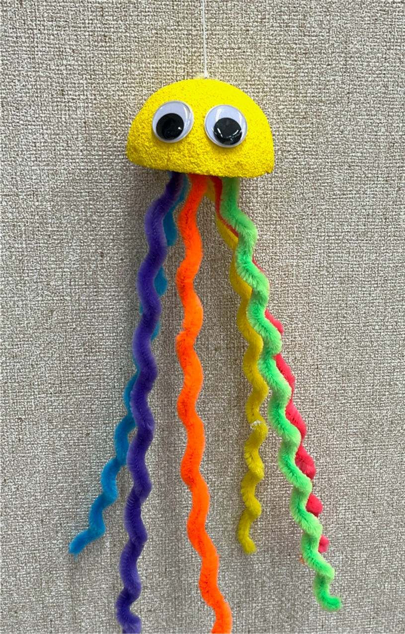 Rainbow Jellyfish craft