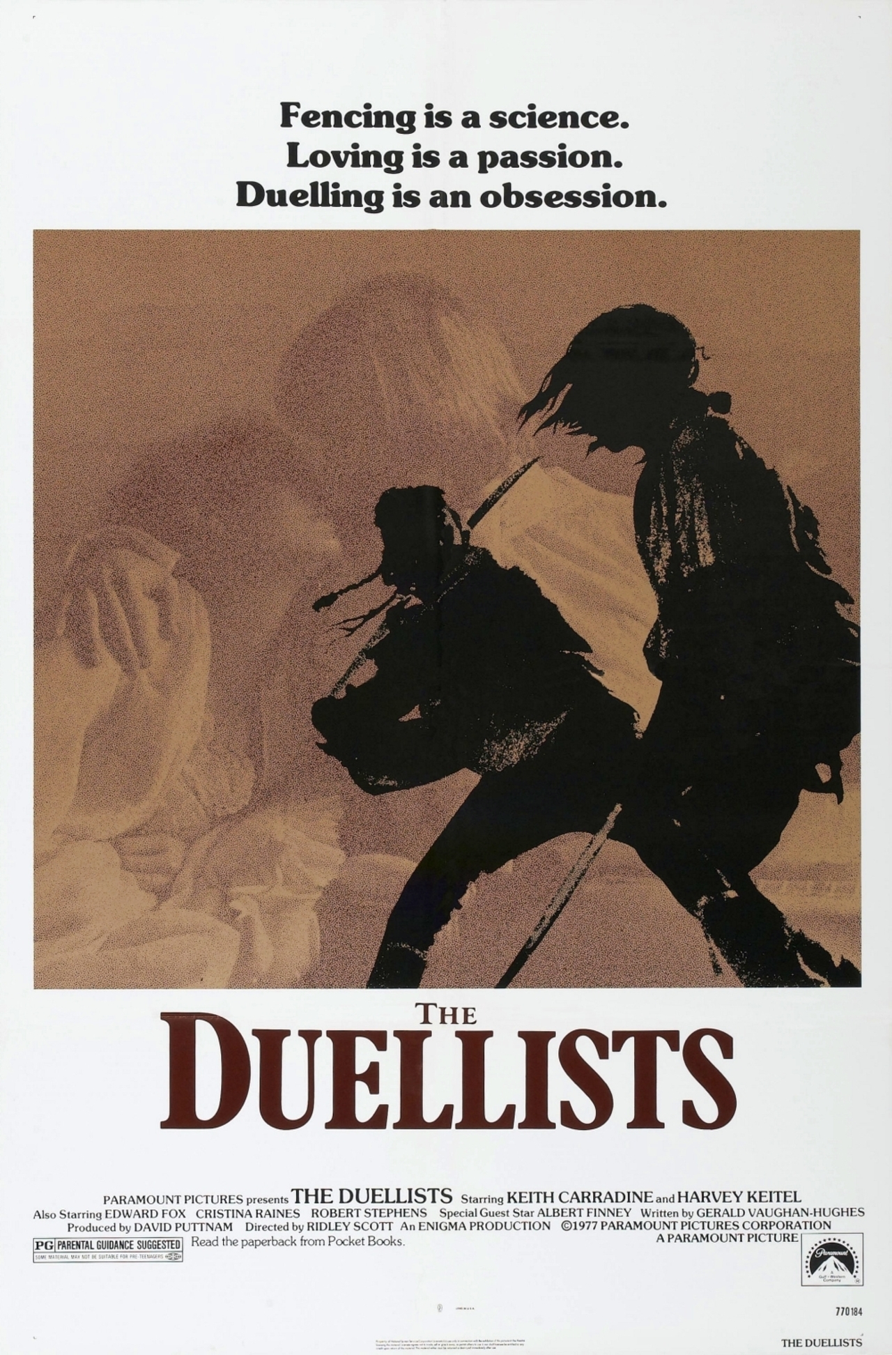 Poster for the movie The Duellists