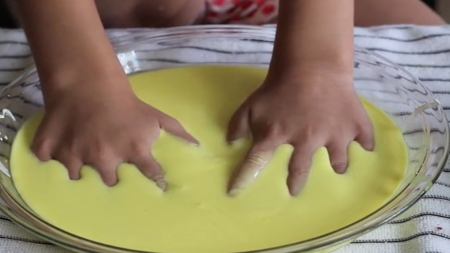 Two children's hands 