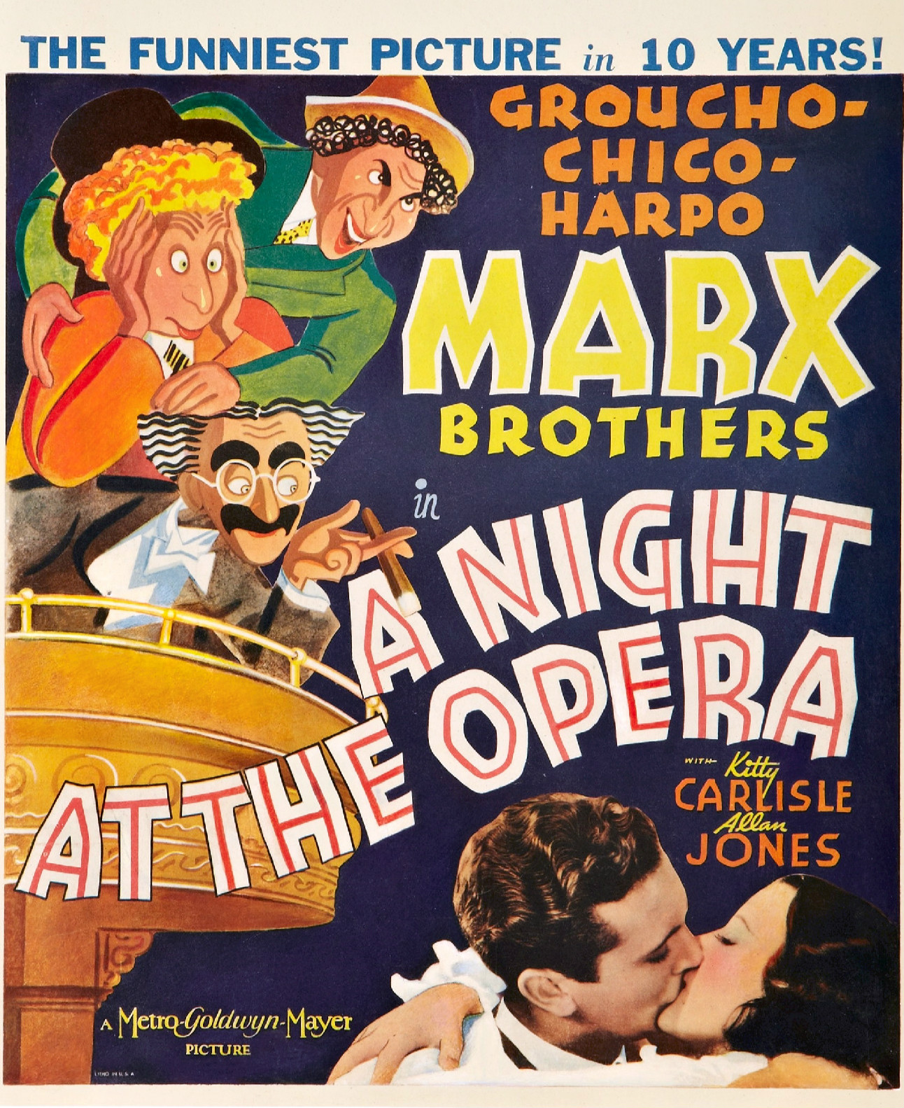 Poster for the movie A Night at the Opera