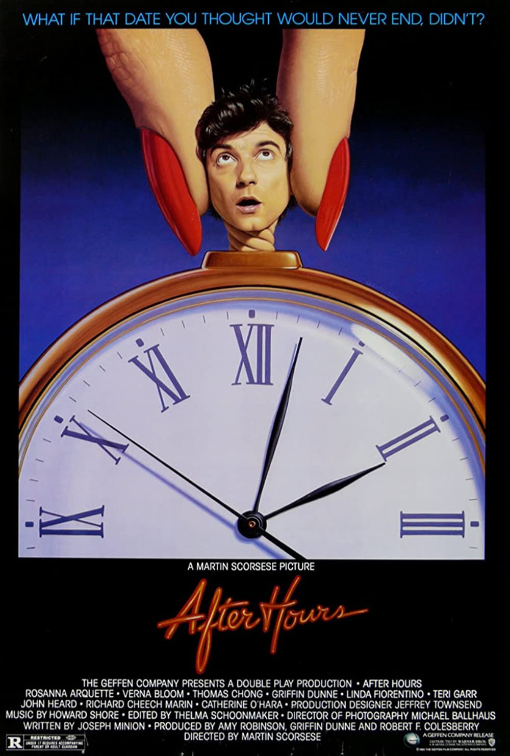 Poster for the movie After Hours