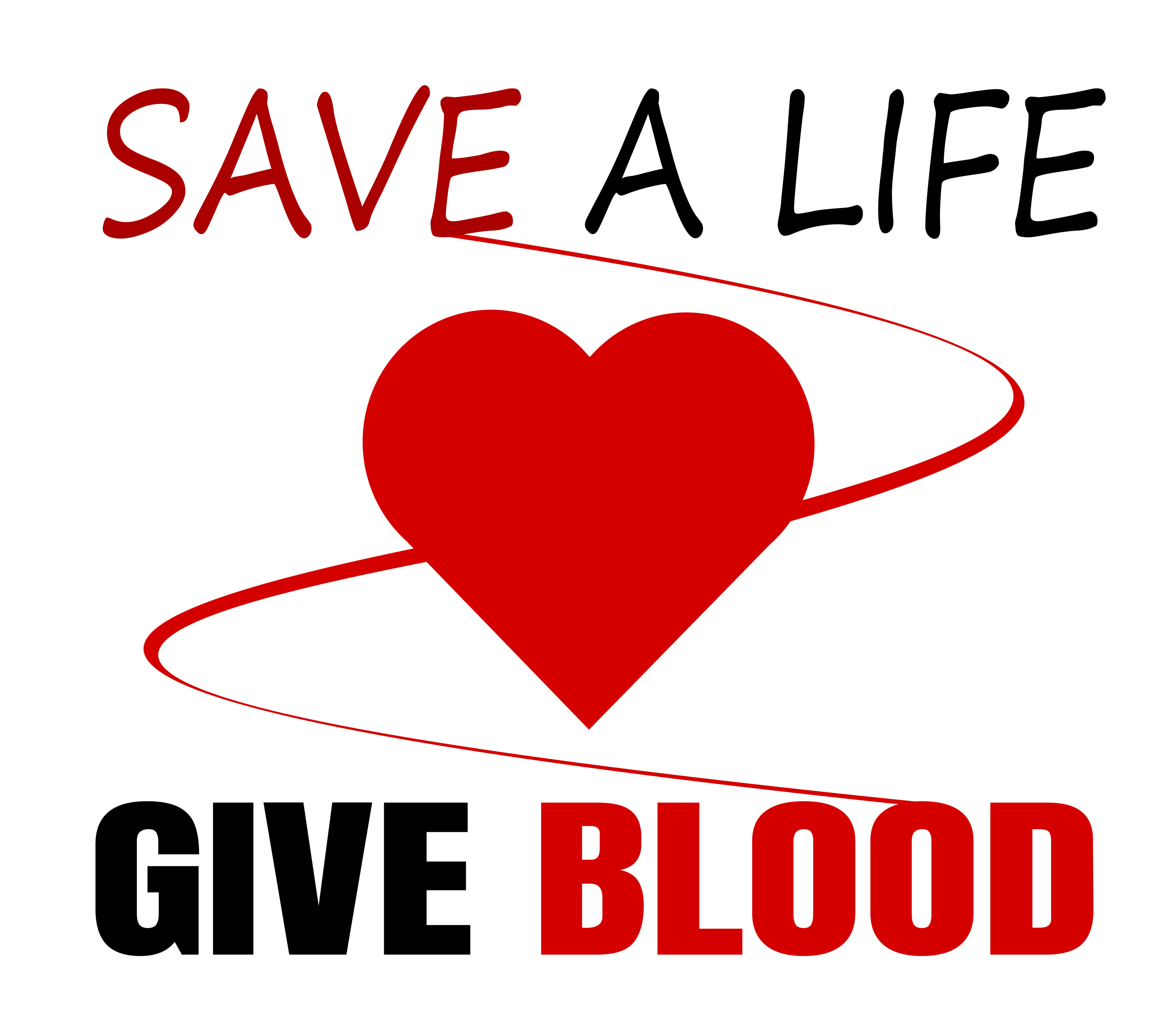 Save a life, give blood picture. 