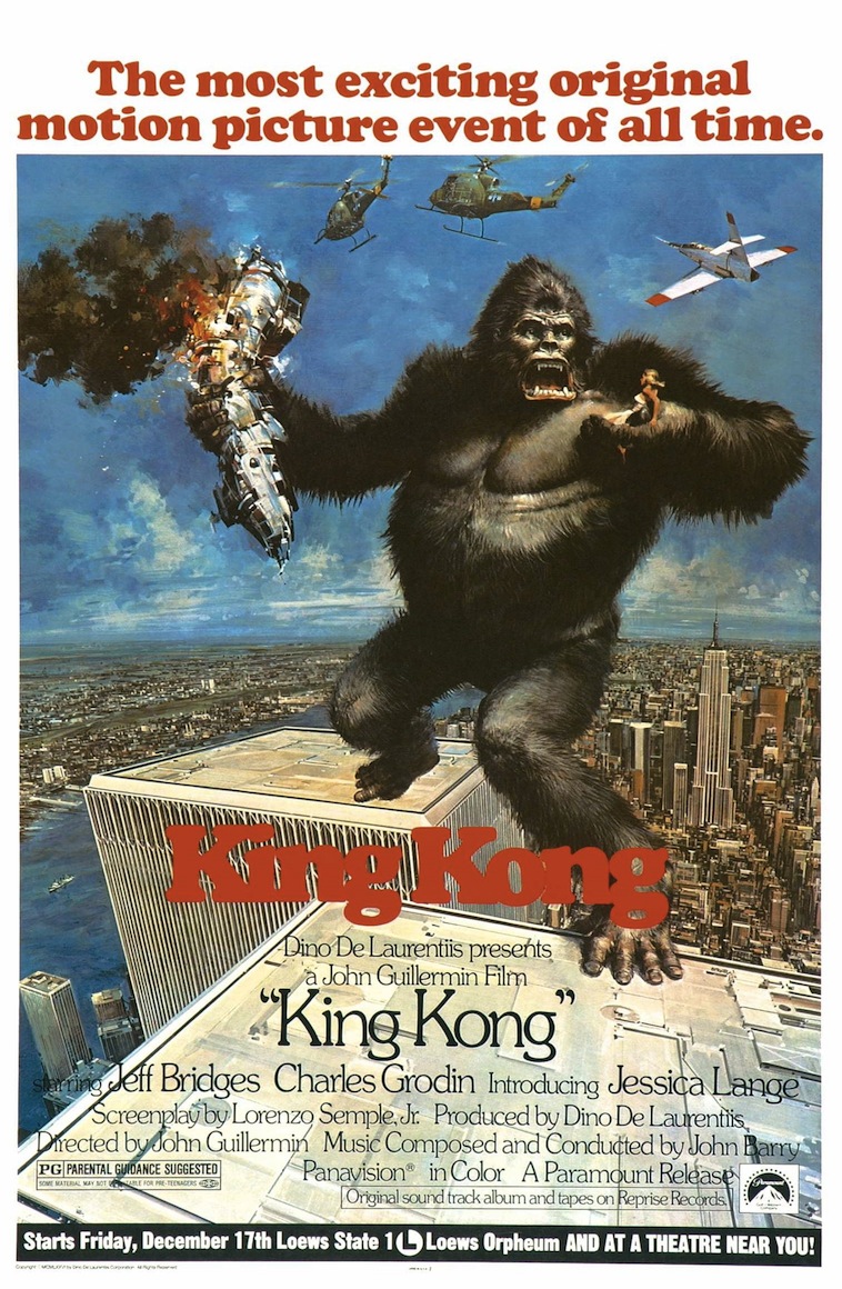 Poster for the movie King Kong