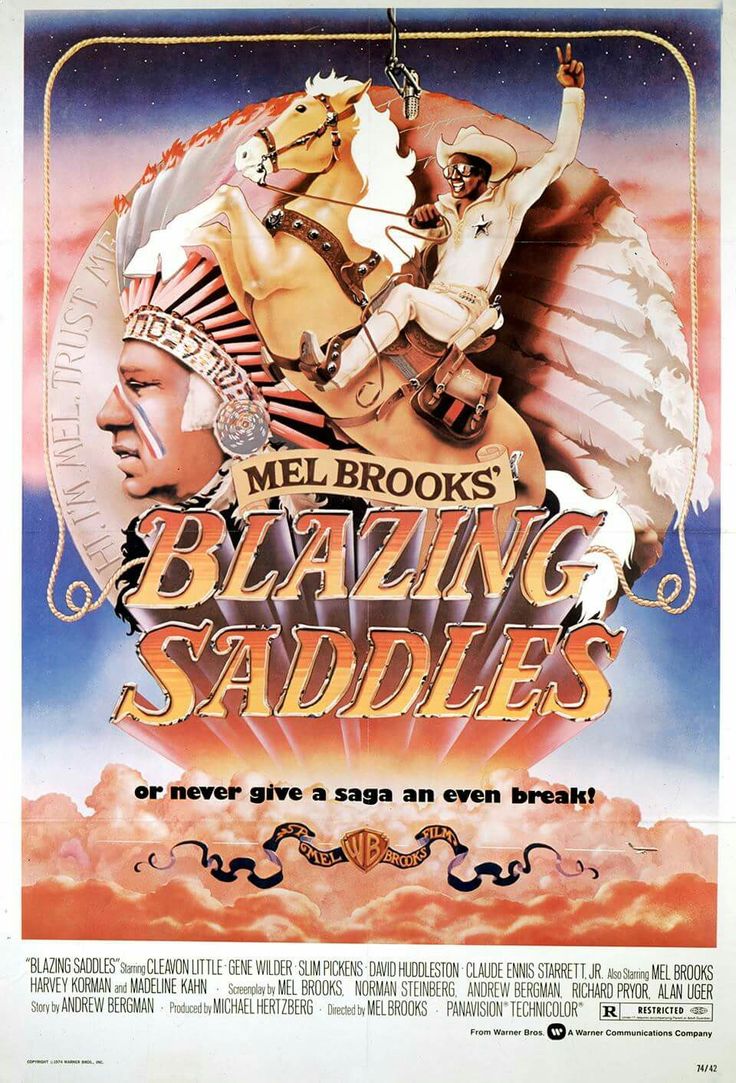 Poster for the movie Blazing Saddles