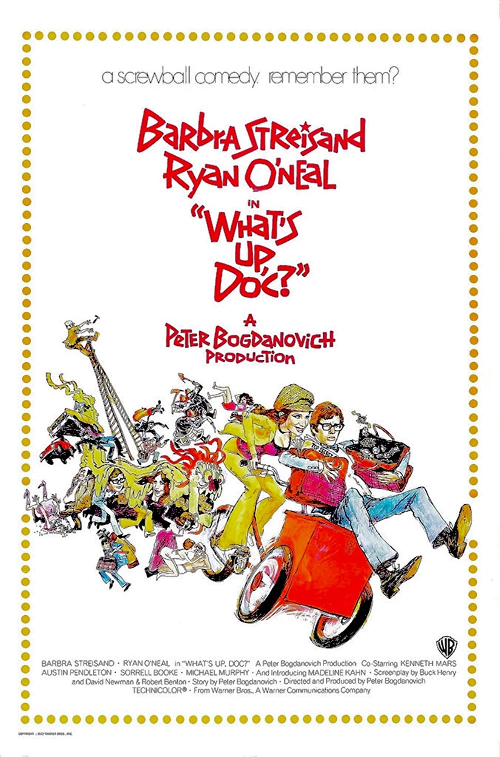 Poster for the movie What's Up, Doc?