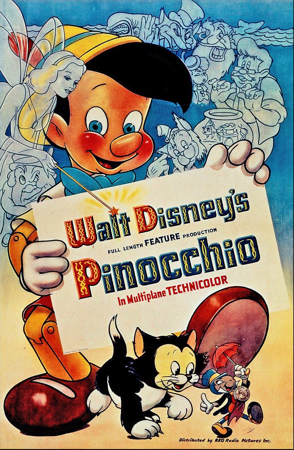 Poster for the movie Pinocchio