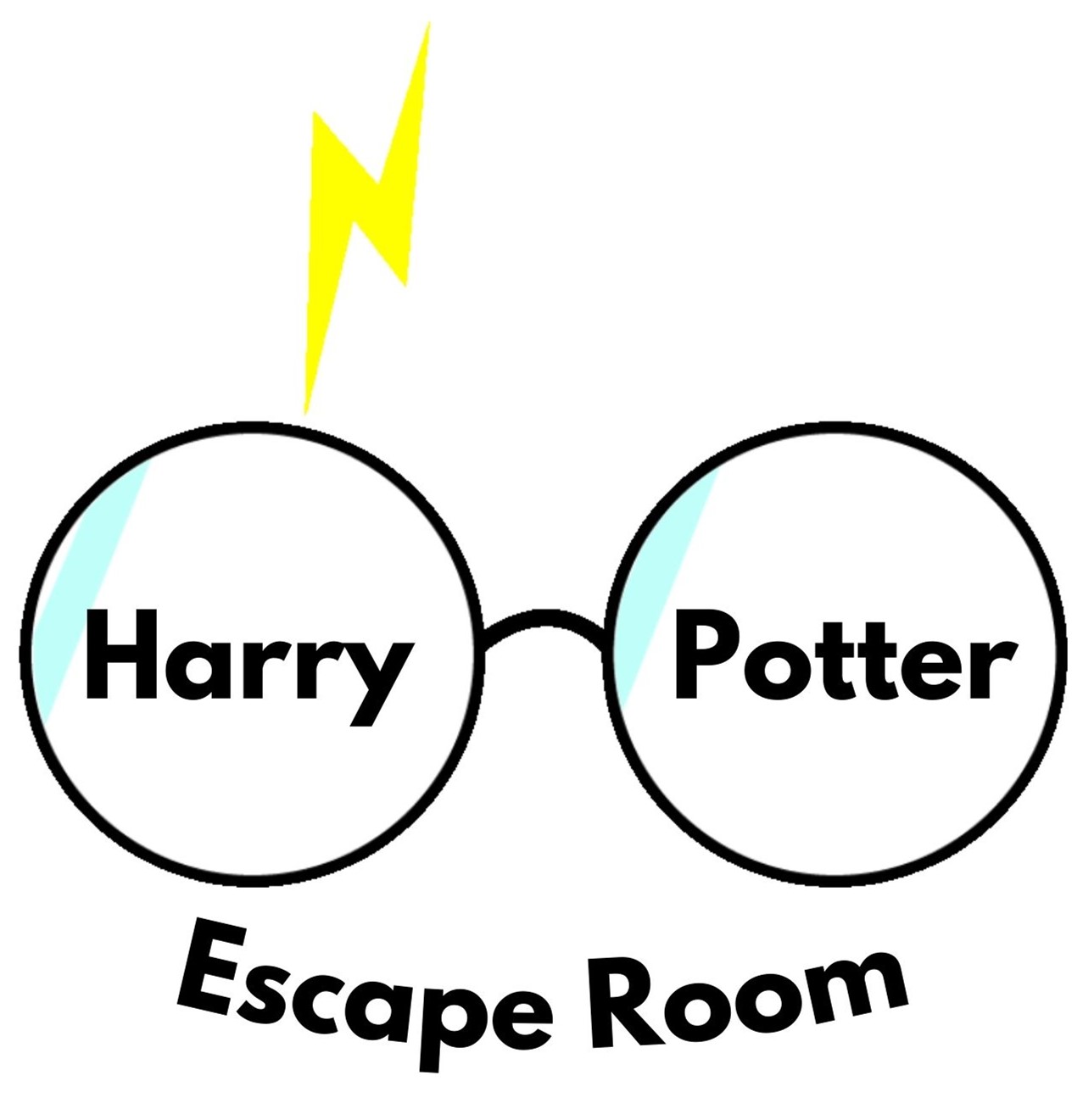 Harry potter glasses and lightening bolt.