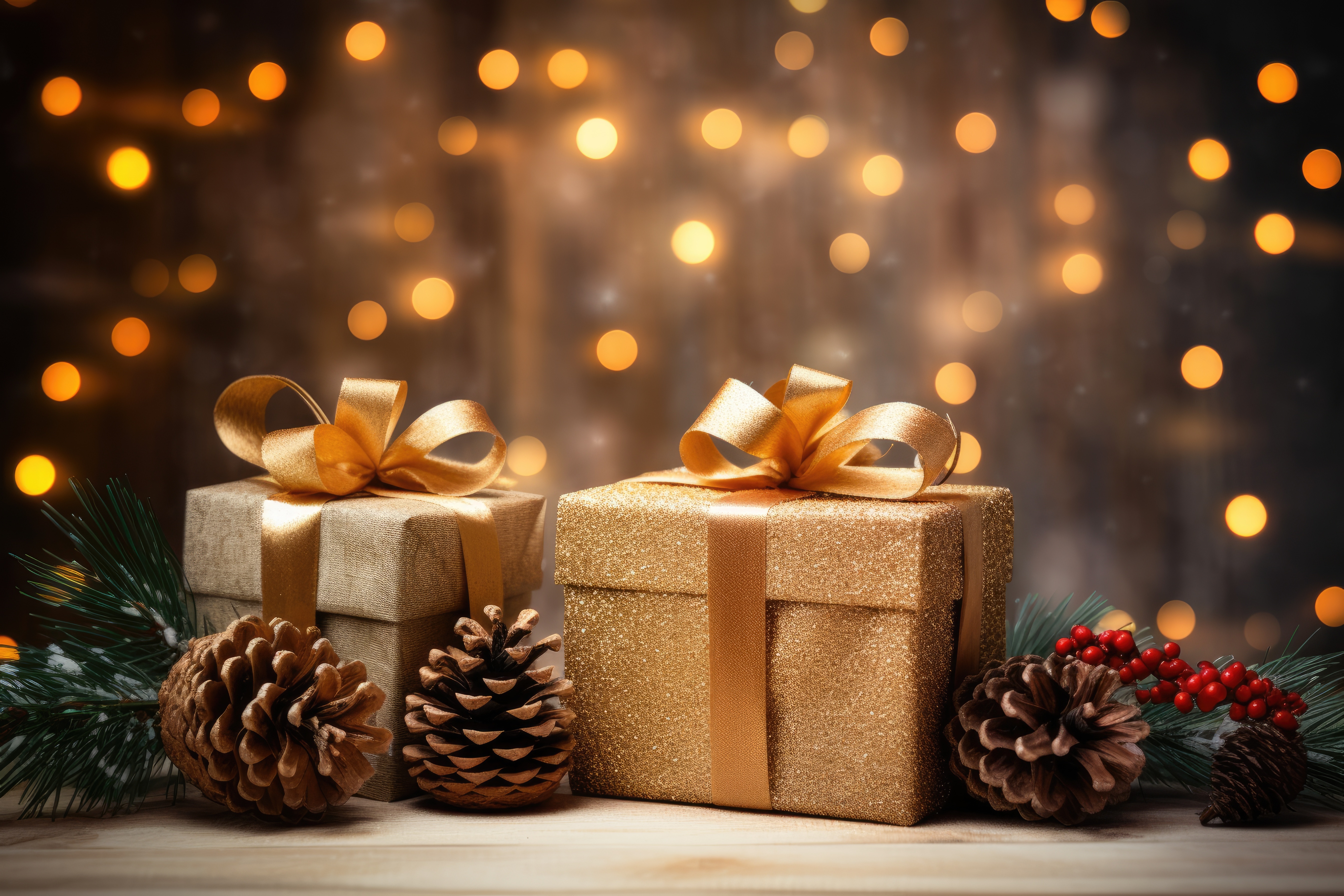 Birthday Christmas Gifts Boxes On Floor HD PNG | Citypng