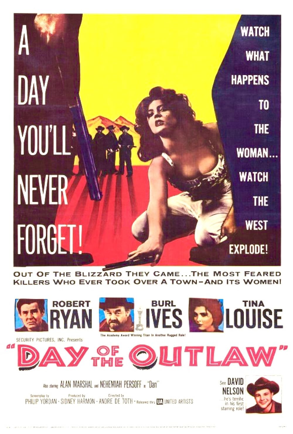 Poster for the film Day of the Outlaw