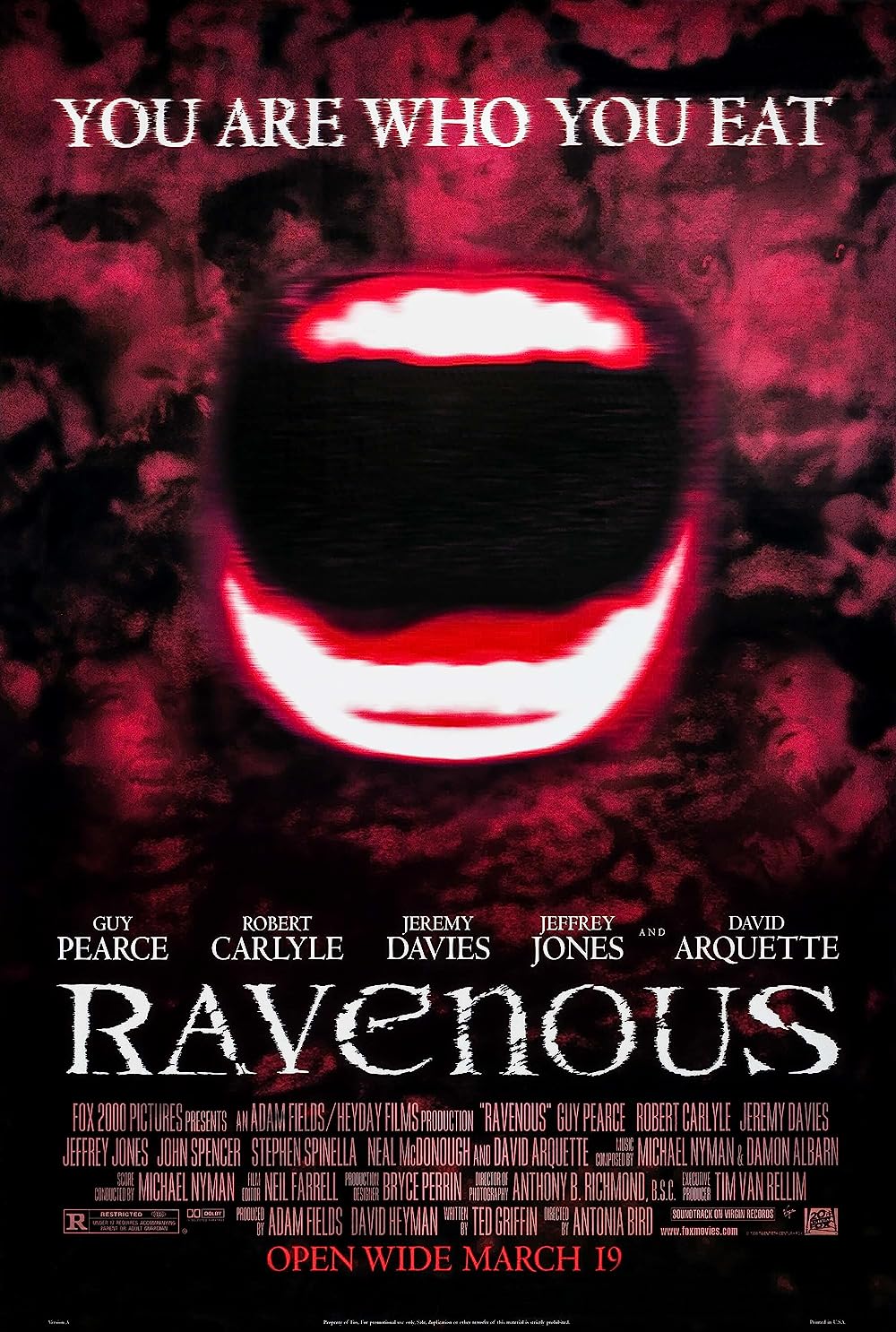 Poster for the film Ravenous
