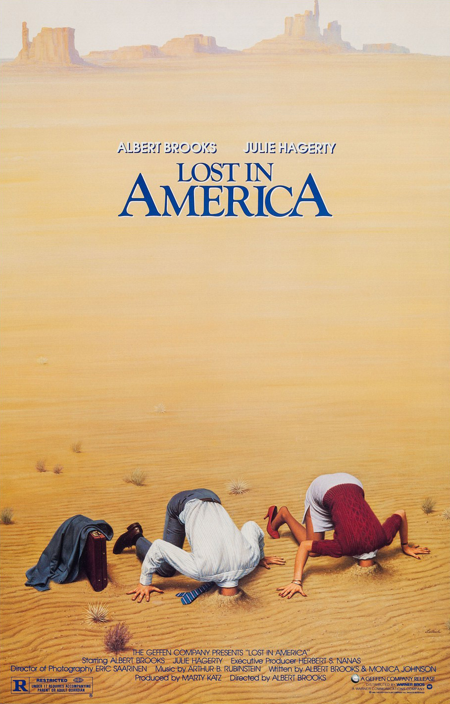 Poster for the film Lost in America