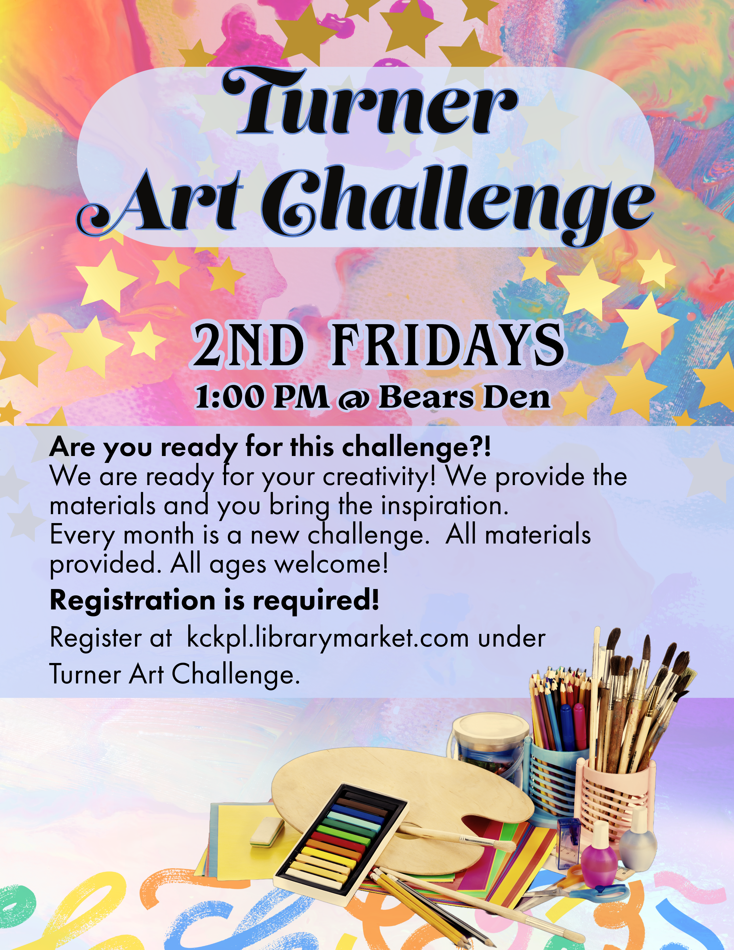 art challenge flyer