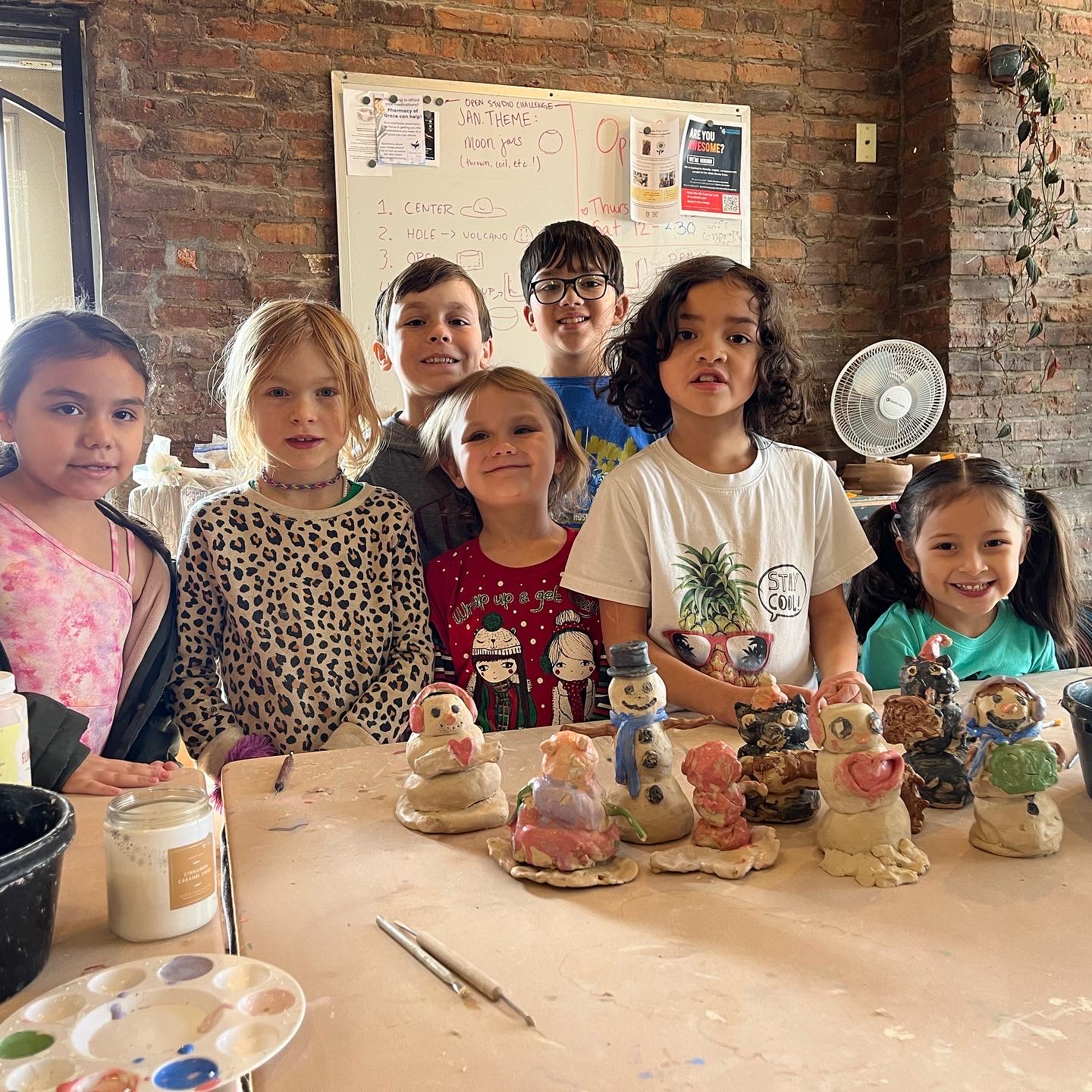 Children and Clay Creations