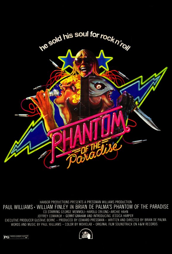 Poster for the film Phantom of the Paradise