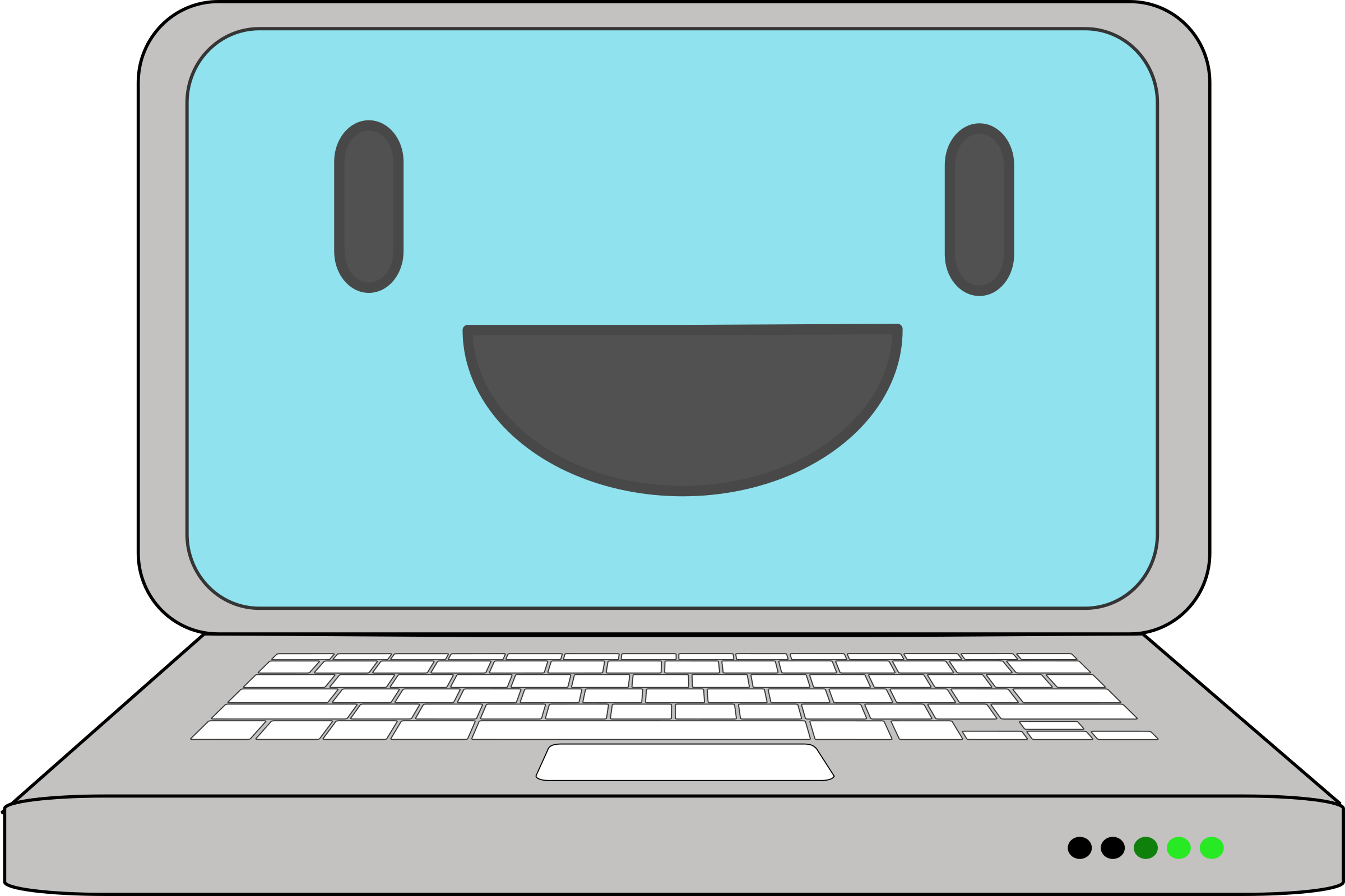 happy computer image