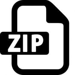 icon with the word zip