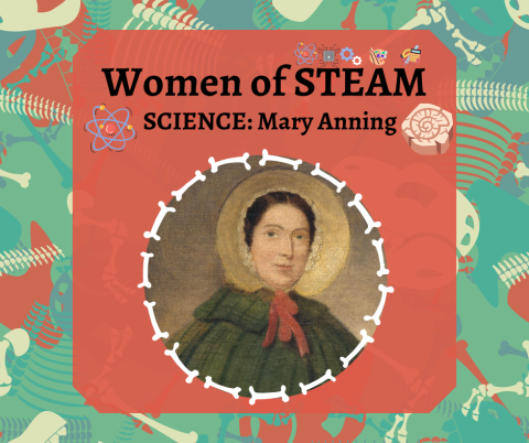 Photo of Mary Anning, titled Women of STEAM: Science - Mary Anning