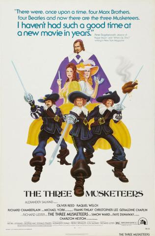 Poster for the movie The Three Musketeers