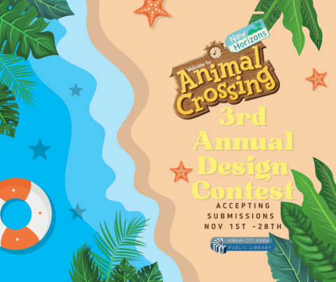Animal Crossing Island Design Contest Flyer