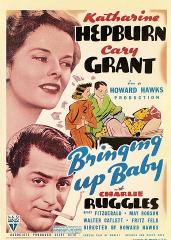 Poster for the film Bringing Up Baby