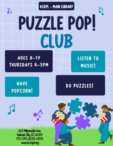 Puzzle club flyer